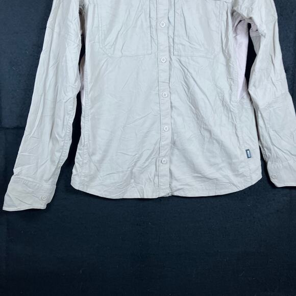 REI CO OP Womens Shirt Brown Sahara Button Down Breathable Stretch XS - Picture 3 of 12